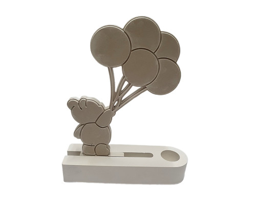 Гипсовая фигурка подсвечник "Винни Пух" 2 детали, h16 CM*