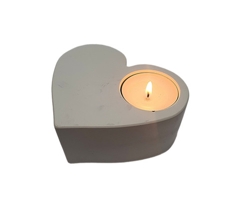Figurina din gips suport p/u luminare "Inima" 7*10.5*4.5см. CM*7456 Figurina din gips suport p/u luminare "Inima" 7*10.5*4.5см. CM*7456