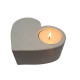 Figurina din gips suport p/u luminare "Inima" 7*10.5*4.5см. CM*7456