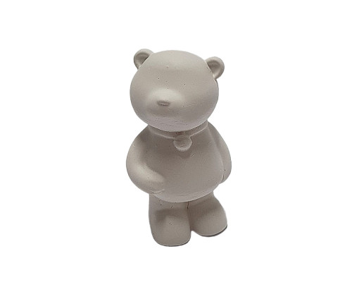 Figurina din gips "Ursulet cu bibilou" h 5,5cm, CM*