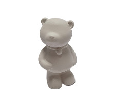 Figurina din gips "Ursulet cu bibilou" h 5,5cm, CM*