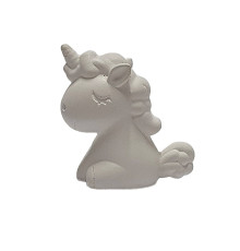 Figurina din gips "Unicorn" h 6,5cm, CM*