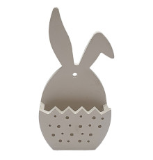 Гипсовая фигурка подставка "Зайчик с опущенным ухом", h 12cm, CM*