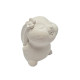 Гипсовая фигурка "Влюбленная зайкa с цветочком" h 6cm, CM*