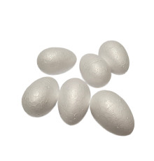Набор пенопластовых фигурок "Яйцо", 60mm, 6шт/уп. ES-9