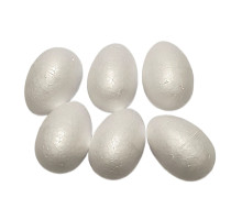 Set figurine din polistiren „Ou”, 70 mm, 6 buc/set ES-11