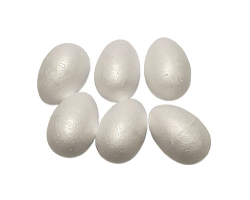 Set figurine din polistiren „Ou”, 70 mm, 6 buc/set ES-11