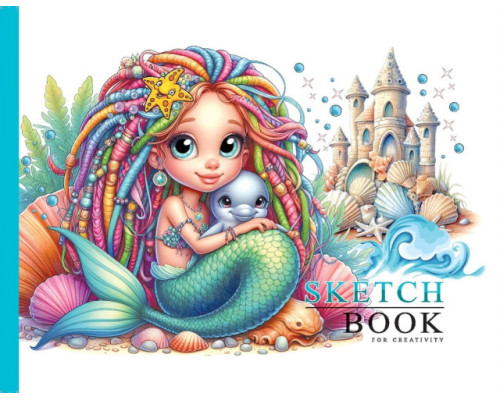 Скетчбук A5 (200х143), 24л, 100г/м2, твердая обложка, 24385 (16)