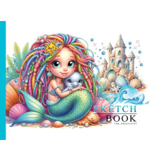 Sketchbook A5 (200х143), 24foi, 100g/m2, copertă tare, 24385 (16)