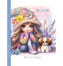 Carnet A5 (143х200mm) 64 file, matematică, coperta integrala, 24364 (10)