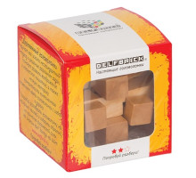 Игра-головоломка деревянная "Занимательный куб", 12эл. Rf*4961