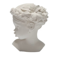 Figurina din gips "Fetita cu floare" h 10cm, CM*