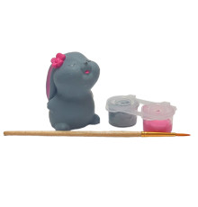 Set creatie cu figurina din gips "Iepurașul indragostit cu floare" CM*0307