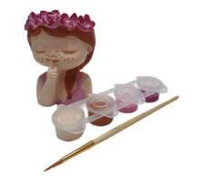 Set creatie cu figurina din gips "Fetita cu secrete" CM*0079