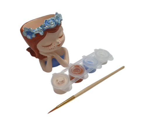 Set creatie cu figurina din gips "Fetita visatoare" CM*0086