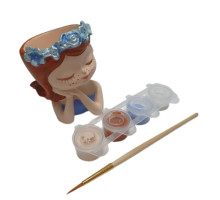 Set creatie cu figurina din gips "Fetita visatoare" CM*0086