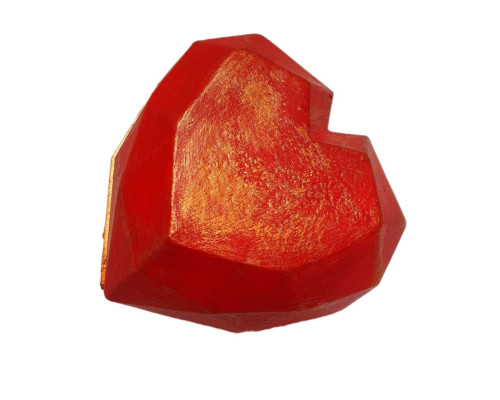 Набор для творчества с гипсовой шкатулкой "Геометрическое сердце" CM*0260