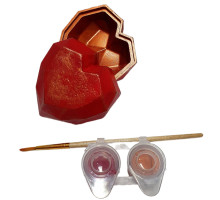 Набор для творчества с гипсовой шкатулкой "Геометрическое сердце" CM*0260