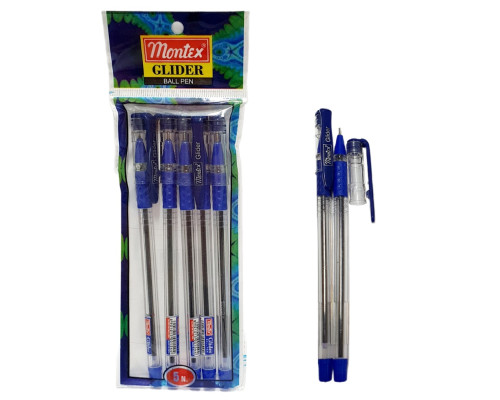 Ручка шариковая, cиняя, GLIDER Montex (5/100/2400)