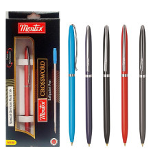 Ручка шариковая, подарочная, синяя, CROSSWORD Montex (1/10/300)
