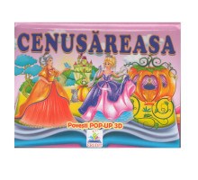 Poveste pop-up cu imagini 3D "Cenusareasa" N*5366