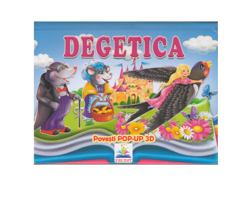 Poveste pop-up cu imagini 3D "Degetica" N*5267