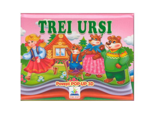 Poveste pop-up cu imagini 3D "Trei ursi" N*5182