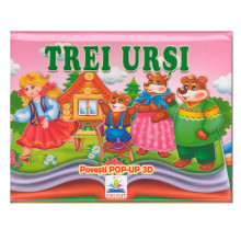 Poveste pop-up cu imagini 3D "Trei ursi" N*5182