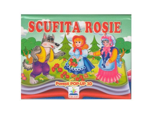 Poveste pop-up cu imagini 3D "Scufita rosie" N*5212
