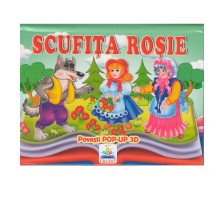 Poveste pop-up cu imagini 3D "Scufita rosie" N*5212