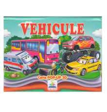 Poveste pop-up cu imagini 3D "Vehicule" N*5380