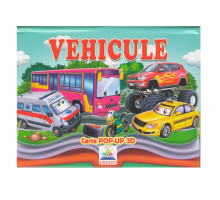 Poveste pop-up cu imagini 3D "Vehicule" N*5380