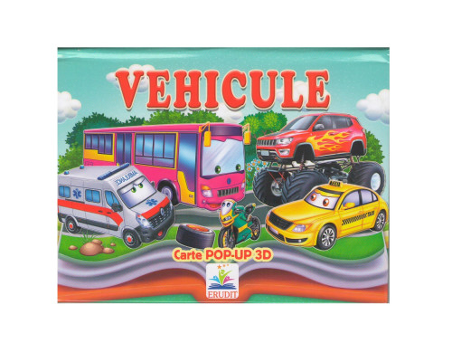 Poveste pop-up cu imagini 3D "Vehicule" N*5380