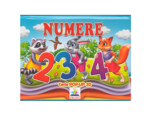 Poveste pop-up cu imagini 3D "Numere" N*5397 Poveste pop-up cu imagini 3D "Numere" N*5397