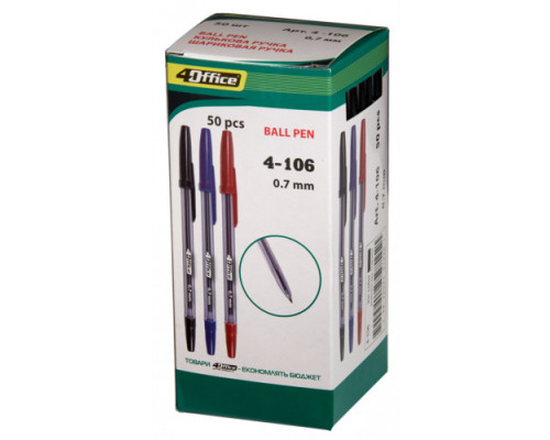 Pix albastru, 0,7mm, 4-106 4OFFICE (50/1000)