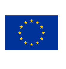 Флаг для подставки настольной Европейского Союза, 15х22,5 см, 160гр/м2, двойной атлас