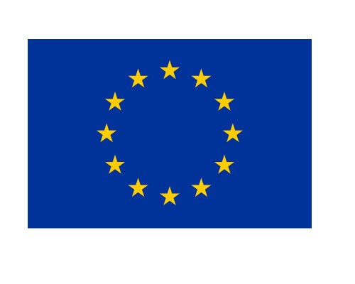 Флаг для подставки настольной Европейского Союза, 15х22,5 см, 160гр/м2, двойной атлас