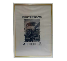 Фоторамка A3 белая с золотом 15-01-01 CM*0352