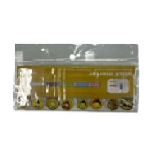 Indecsi colorati din hartie "Smiley" 12x50mm 8x30foi (12/720)