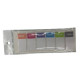 Indecsi colorati din hartie "Organizer" 12x50mm 6x30foi (12/600)