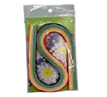 Бумага для квилинга яркие цвета 7/15/5мм (480)