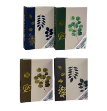 Фотоальбом "Листья" 17,5*23cм, 200фото 10*15см 4 диз (48)