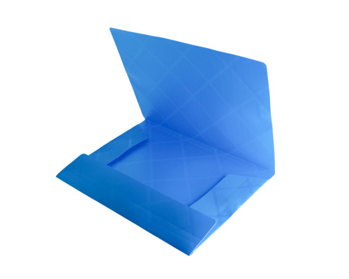 Mapa din plastic cu elastic A4, albastru, 988 (12/120/480)