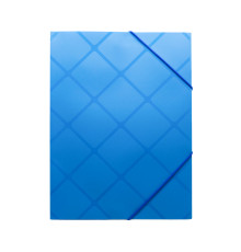 Mapa din plastic cu elastic A4, albastru, 988 (12/120/480)