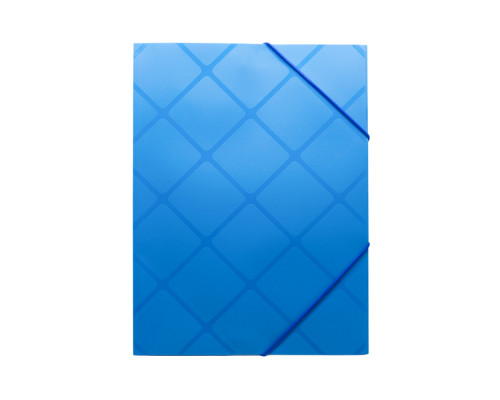 Mapa din plastic cu elastic A4, albastru, 988 (12/120/480)