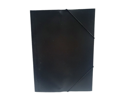 Mapa din plastic cu elastic A4, negru, 988 (12/120/480) Mapa din plastic cu elastic A4, negru, 988 (12/120/480)