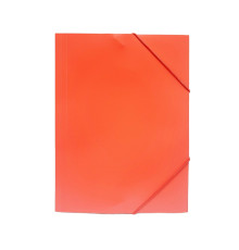 Mapa din plastic cu elastic A4, rosu, 988 (12/120/480)