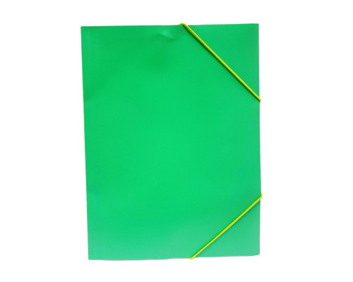 Mapa din plastic cu elastic A4, verde, 988 (12/120/480) Mapa din plastic cu elastic A4, verde, 988 (12/120/480)