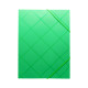 Mapa din plastic cu elastic A4, verde, 988 (12/120/480)