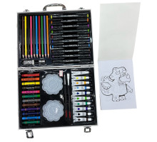 Set rechizite de pictat 48 obiecte in valiza mic